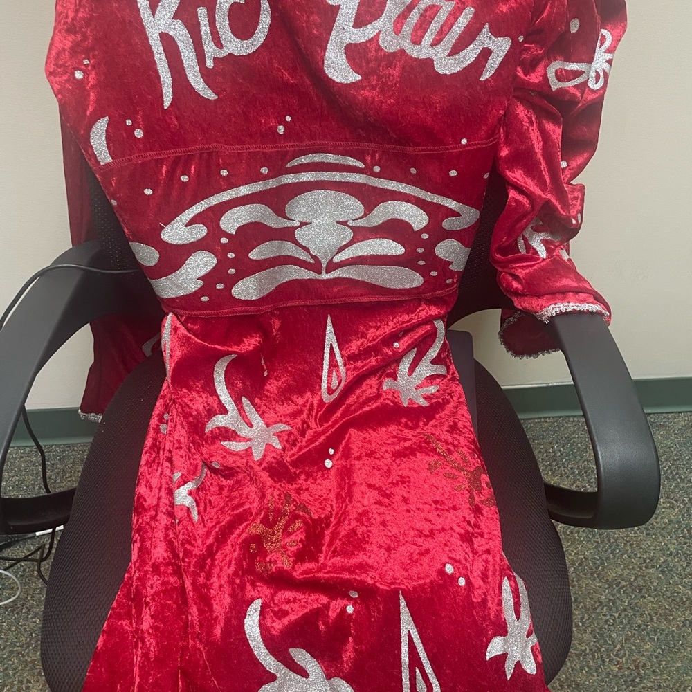 WWE Red and Silver Ric Flair robe